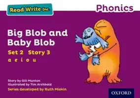 Read Write Inc. Phonics: Fialová sada 2 Storybook 3 Big Blob a Baby Blob - Read Write Inc. Phonics: Purple Set 2 Storybook 3 Big Blob and Baby Blob