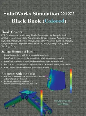 SolidWorks Simulation 2022 Black Book (barevná) - SolidWorks Simulation 2022 Black Book (Colored)
