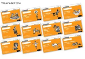 Read Write Inc. Phonics: Černobílé příběhové sešity (balení 120 ks) - Read Write Inc. Phonics: Orange Set 4 Core Black & White Storybooks (Pack of 120)