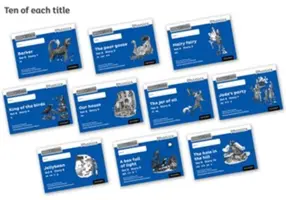 Read Write Inc. Phonics: Modrá sada 6 základních černobílých příběhů (balení 100 ks) - Read Write Inc. Phonics: Blue Set 6 Core Black & White Storybooks (Pack of 100)
