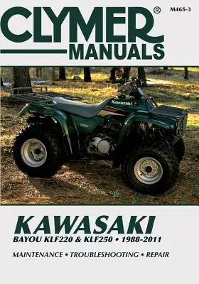 Kawasaki Bayou Klf220 & Klf250 ATV Příručka pro opravy - Kawasaki Bayou Klf220 & Klf250 ATV Repair Manual