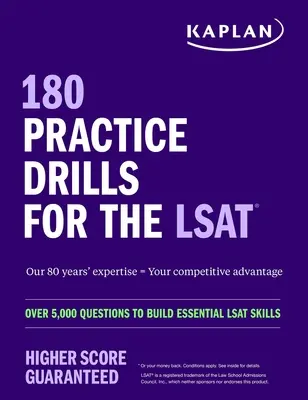 180 cvičení k testu Lsat: Více než 5 000 otázek k získání základních dovedností pro LSAT - 180 Practice Drills for the Lsat: Over 5,000 Questions to Build Essential LSAT Skills
