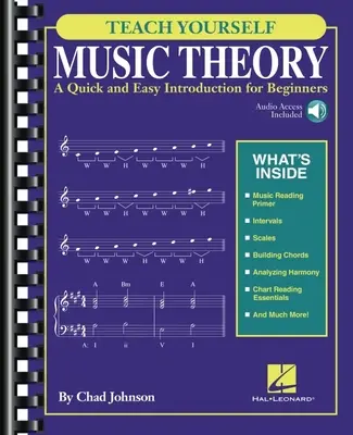 Naučte se sami hudební teorii: Rychlý a snadný úvod pro začátečníky s audio přístupem v ceně - Teach Yourself Music Theory: A Quick and Easy Introduction for Beginners with Audio Access Included