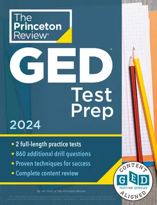 Princeton Review GED Test Prep, 2024: 2 cvičné testy + Review & Techniques + online funkce - Princeton Review GED Test Prep, 2024: 2 Practice Tests + Review & Techniques + Online Features