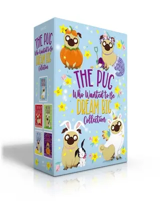 The Pug Who Wanted to Be Dream Big Collection (Boxed Set): Mopslík, který chtěl být velkým snem: Mopsík, který chtěl být jednorožcem; Mopsík, který chtěl být sobem; Mopsík, který chtěl být sobem (sada) (The Pug Who Wanted to Be Unicorn (The Pug Who Wanted to Be Dream)). - The Pug Who Wanted to Be Dream Big Collection (Boxed Set): The Pug Who Wanted to Be a Unicorn; The Pug Who Wanted to Be a Reindeer; The Pug Who Wanted