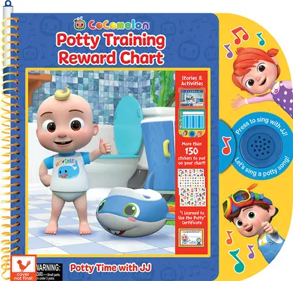 Kokomelonová tabulka odměn za trénink na nočník - Cocomelon Potty Training Reward Chart