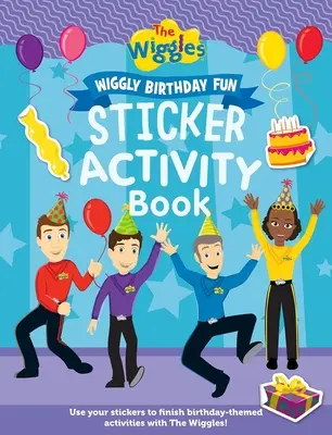 Wiggly Narozeninová zábava Samolepková knížka aktivit - Wiggly Birthday Fun Sticker Activity Book