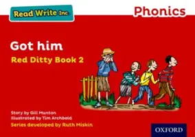 Read Write Inc. Phonics: Červená knížka 2 Got Him - Read Write Inc. Phonics: Red Ditty Book 2 Got Him