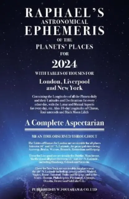 Rafaelovy efemeridy 2024 - Raphael's Ephemeris 2024