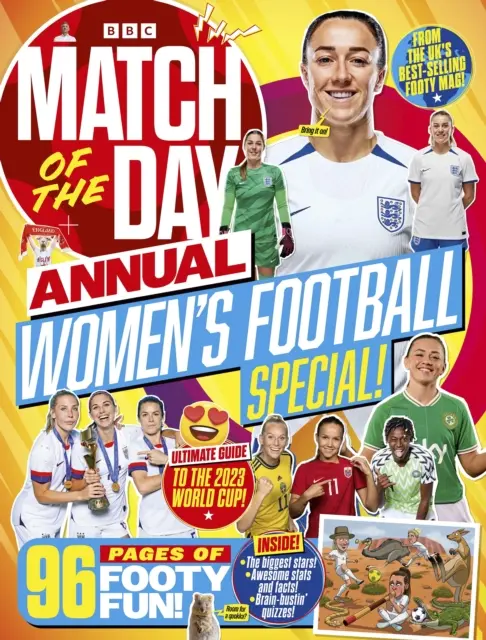 Výroční zápas dne: Speciální fotbalový zápas žen - Match of the Day Annual: Women's Football Special