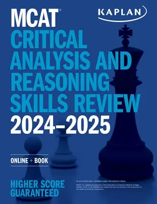 MCAT Critical Analysis and Reasoning Skills Review 2024-2025: Online + kniha - MCAT Critical Analysis and Reasoning Skills Review 2024-2025: Online + Book