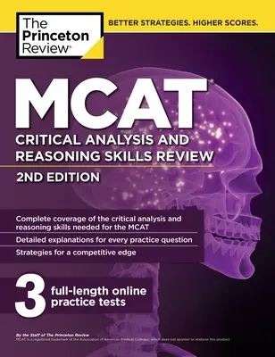MCAT Critical Analysis and Reasoning Skills Review, 2. vydání - MCAT Critical Analysis and Reasoning Skills Review, 2nd Edition