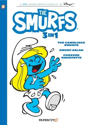 Šmoulové 3 v 1 Vol. 9: Sborník Šmoulové hazardní, Šmoulí salát a Navždy šmoulinka - Smurfs 3 in 1 Vol. 9: Collecting the Gambling Smurfs, Smurf Salad and Forever Smurfette