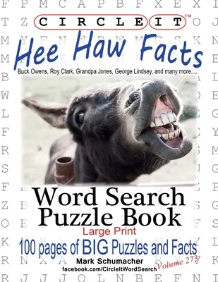 Zakroužkujte, Hee Haw Fakta, Hledání slov, Puzzle Book - Circle It, Hee Haw Facts, Word Search, Puzzle Book