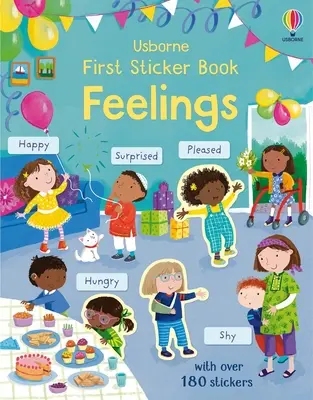 První samolepková knížka Pocity - First Sticker Book Feelings