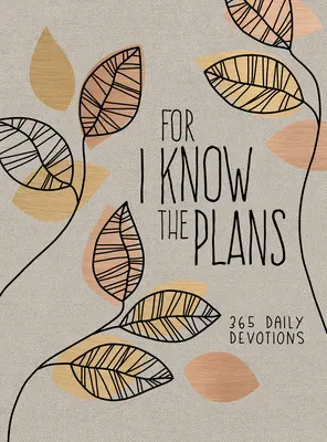 Neboť znám plány: 365 denních pobožností - For I Know the Plans: 365 Daily Devotions