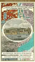 Liverpool 1785-1903 - rozkládací mapa, která obsahuje podrobný plán města Liverpool od Charlese Eyese z roku 1785, Coleův a Ropersův plán z roku 1807, Bartholomewův plán z roku 1903 a Pohled na Liverpool z ptačí perspektivy z roku 1866. - Liverpool 1785-1903 - Fold up Map that includes Charles Eyes detailed Plan of the Township of Liverpool 1785, Cole and Ropers Plan of 1807, Bartholomew's Plan of 1903 and A Birds Eye View of Liverpool 1866.