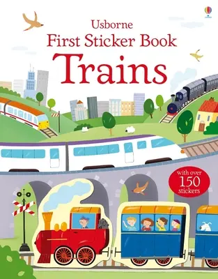 První kniha samolepek Vlaky - First Sticker Book Trains