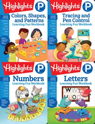 Highlights Předškolní výukový sešit Pack - Highlights Preschool Learning Workbook Pack