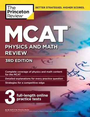 MCAT Physics and Math Review, 3. vydání - MCAT Physics and Math Review, 3rd Edition