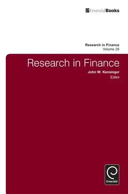 Výzkum v oblasti financí - Research in Finance