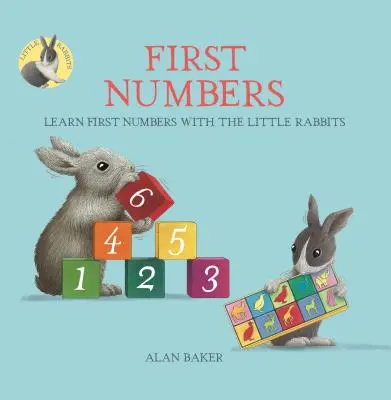 První čísla malých králíčků: Učte se první čísla s králíčky - Little Rabbits' First Numbers: Learn First Numbers with the Little Rabbits