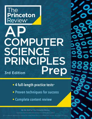 Princeton Review AP Computer Science Principles Prep, 3rd Edition: 3. vydání: 4 cvičné testy + kompletní přehled obsahu + strategie a techniky - Princeton Review AP Computer Science Principles Prep, 3rd Edition: 4 Practice Tests + Complete Content Review + Strategies & Techniques