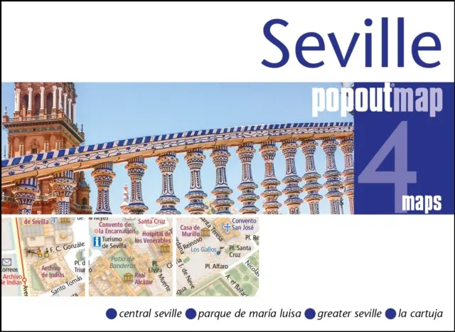 Sevilla Popout Map - Seville Popout Map