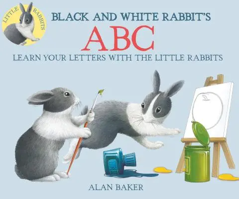Černobílá králičí abeceda - Black and White Rabbit's ABC