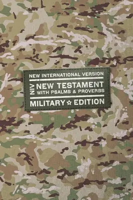 Niv, Nový zákon se Žalmy a Příslovími, vojenské vydání, kompaktní, brožovaná vazba, vojenská kamufláž, pohodlný tisk - Niv, New Testament with Psalms and Proverbs, Military Edition, Compact, Paperback, Military Camo, Comfort Print