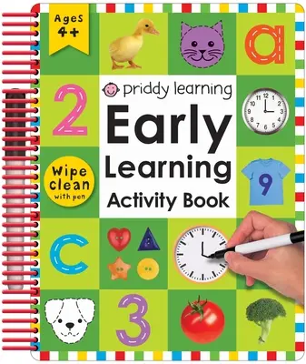 Otírání: Knížka s aktivitami pro nejmenší [se 2 stíracími pery] - Wipe Clean: Early Learning Activity Book [With 2 Wipe-Clean Pens]