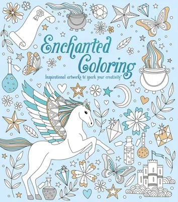 Kouzelné omalovánky: Inspirativní výtvarná díla, která podnítí vaši kreativitu - Enchanted Coloring: Inspirational Artworks to Spark Your Creativity