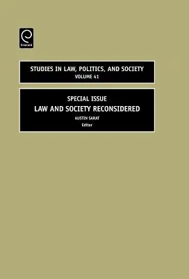 Law and Society Reconsidered: Zvláštní vydání - Law and Society Reconsidered: Special Issue