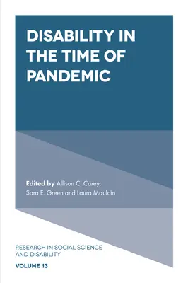 Zdravotní postižení v době pandemie - Disability in the Time of Pandemic