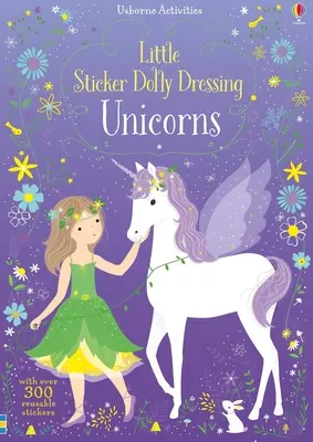 Malá samolepka Dolly oblékání jednorožců - Little Sticker Dolly Dressing Unicorns