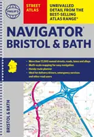 Philip's Street Atlas Navigator Bristol & Bath (v angličtině) - Philip's Street Atlas Navigator Bristol & Bath