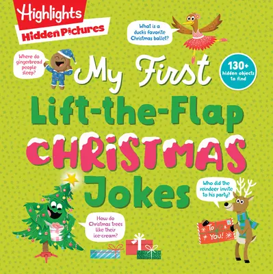 Skryté obrázky Moje první vánoční vtipy se zvedací klapkou - Hidden Pictures My First Lift-The-Flap Christmas Jokes