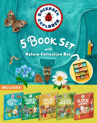Batoh Explorer - sada 5 knih s boxem Nature Collection - Backpack Explorer 5-Book Set with Nature Collection Box