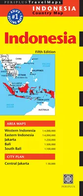 Periplus: Indonésie Mapa země - Periplus: Indonesia Country Map