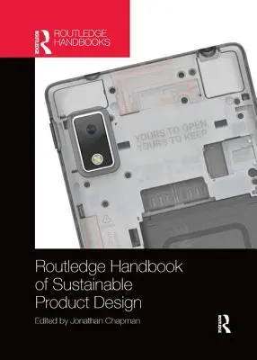 Routledge Handbook of Sustainable Product Design (Příručka udržitelného designu výrobků) - Routledge Handbook of Sustainable Product Design