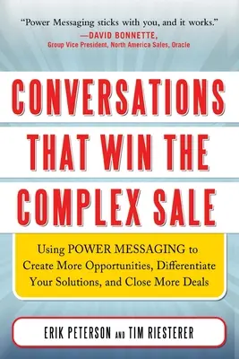 Rozhovory, které vyhrávají složité prodeje (Pb) - Conversations That Win the Complex Sale (Pb)