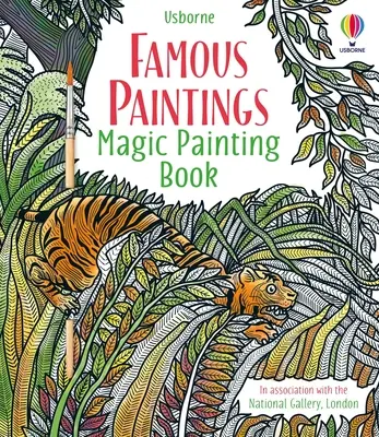 Slavné obrazy Kniha kouzelného malování - Famous Paintings Magic Painting Book