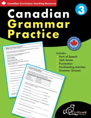 Kanadská gramatika v praxi 3. třída - Canadian Grammar Practice Grade 3