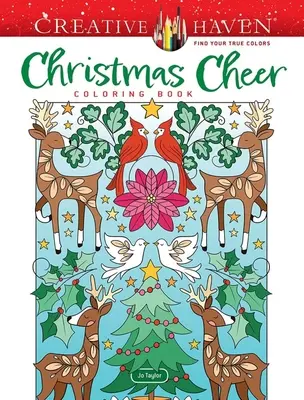 Creative Haven Vánoční nálada Omalovánky - Creative Haven Christmas Cheer Coloring Book