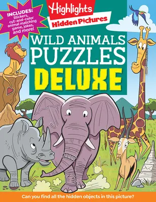 Hádanky s divokými zvířaty Deluxe - Wild Animals Puzzles Deluxe