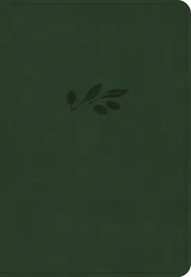 Kompaktní referenční bible KJV s velkým výtiskem, olivová kůže s dotykem - KJV Large Print Compact Reference Bible, Olive Leathertouch