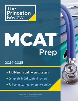 Princeton Review MCAT Prep, 2024-2025: 4 cvičné testy + kompletní pokrytí obsahu - Princeton Review MCAT Prep, 2024-2025: 4 Practice Tests + Complete Content Coverage