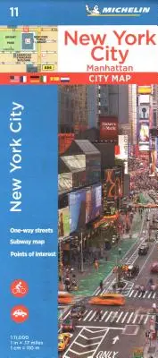Michelin New York Manhattan Mapa 11 - Michelin New York City Manhattan Map 11