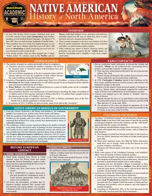 Dějiny původních obyvatel Ameriky - Severní Amerika: Rychlostudie - Lamninated Reference & Study Guide - Native American History - North America: Quickstudy Lamninated Reference & Study Guide