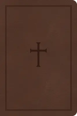 Kompaktní referenční bible CSB s velkým výtiskem, hnědá Leathertouch - CSB Large Print Compact Reference Bible, Brown Leathertouch